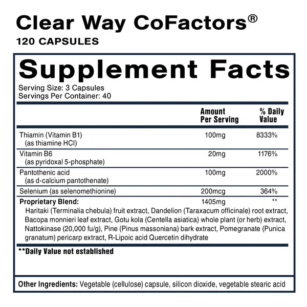 Clear Way Cofactors