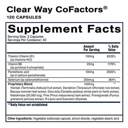 Clear Way Cofactors